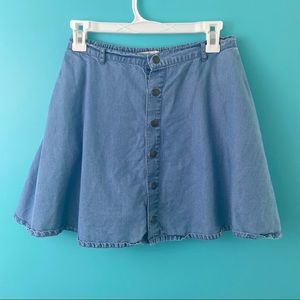 Target Denim Circle Skirt (Small) with Snaps